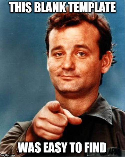 Bill Murray  | THIS BLANK TEMPLATE WAS EASY TO FIND | image tagged in bill murray | made w/ Imgflip meme maker