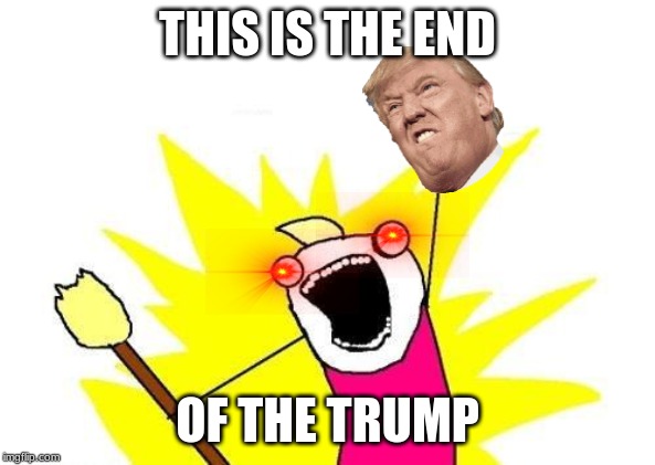 X All The Y | THIS IS THE END; OF THE TRUMP | image tagged in memes,x all the y | made w/ Imgflip meme maker
