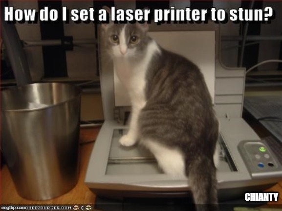 Laser | CHIANTY | image tagged in shock | made w/ Imgflip meme maker