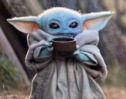 Yoda Coffee Blank Meme Template
