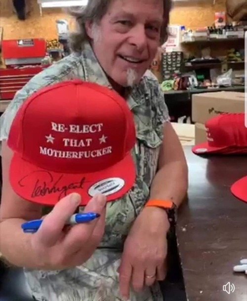 Because Uncle Ted said so! | image tagged in ted nugent,trump 2020,uncle ted,make liberals cry again,trigger liberals again | made w/ Imgflip meme maker