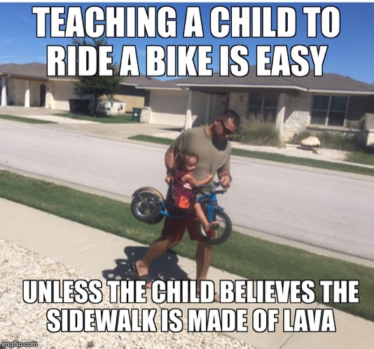 Riding a bike | image tagged in funny,army,fml,kids,awesome | made w/ Imgflip meme maker