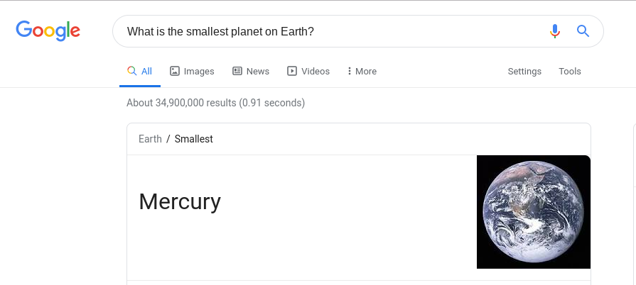 Smallest planet on earth Blank Meme Template