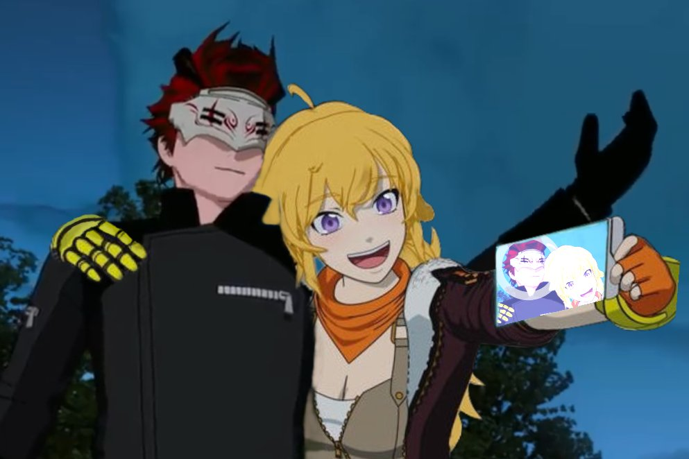 adam and yang selfie Blank Meme Template
