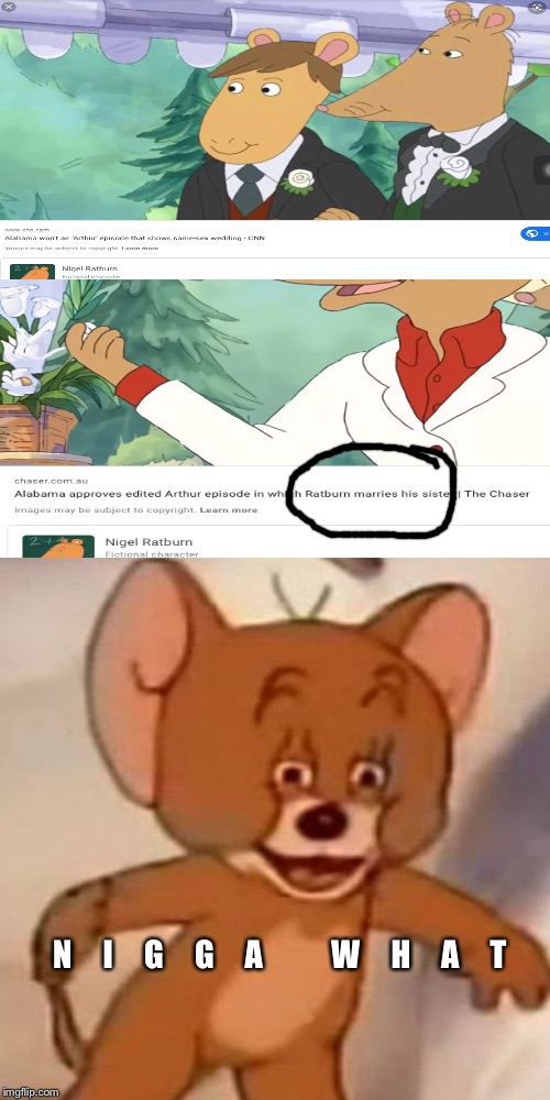 Polish Jerry | N     I     G     G     A           W     H     A     T | image tagged in polish jerry | made w/ Imgflip meme maker