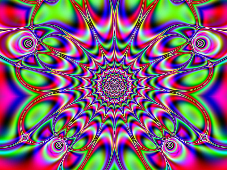 psychedelic background Blank Meme Template