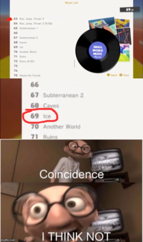 When you realize that Mario Odyssey has its own secrets... | image tagged in coincidence i think not | made w/ Imgflip meme maker