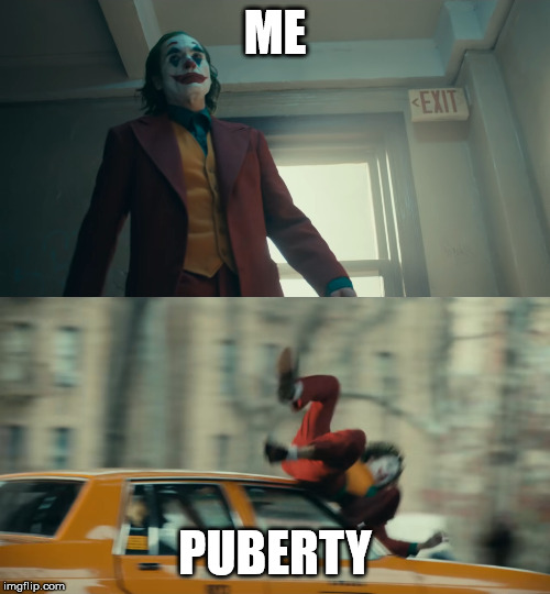 ME; PUBERTY | image tagged in puberty,memes,truth,funny | made w/ Imgflip meme maker