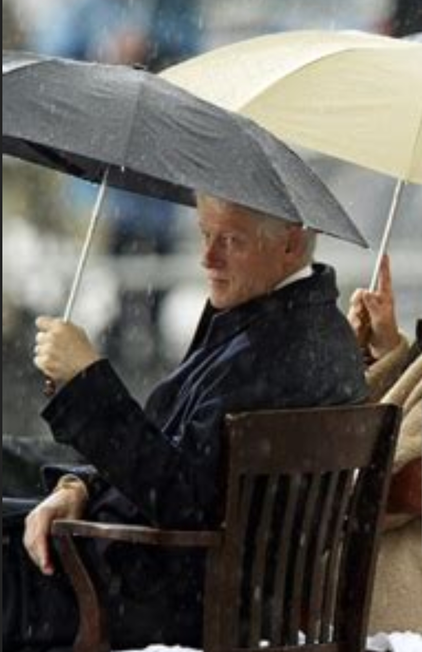 Clinton Raindrops Blank Meme Template