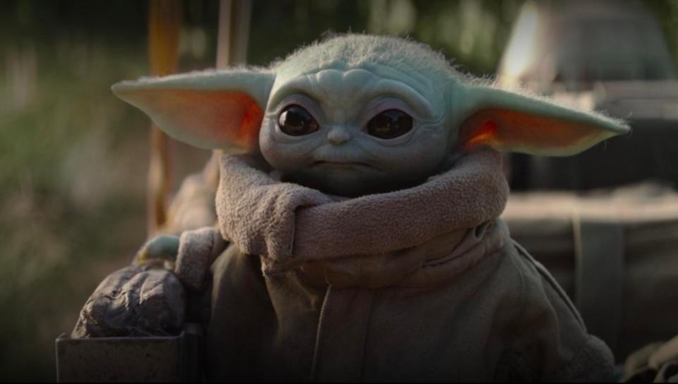 Baby Yoda all the Time Blank Meme Template
