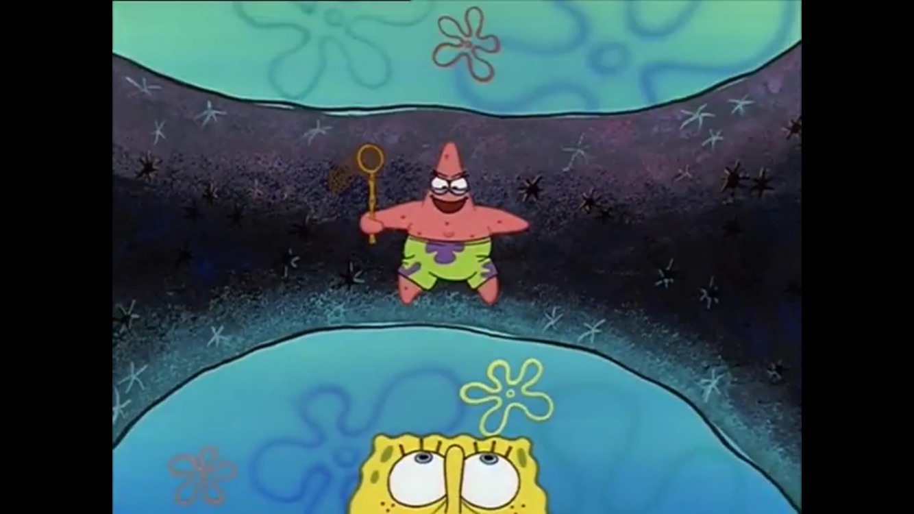 High Quality Evil Patrick from Above Blank Meme Template