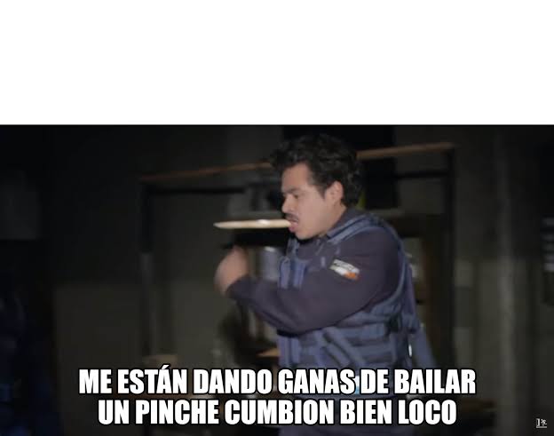 High Quality Pinche_Cumbion_Bien_Loco Blank Meme Template