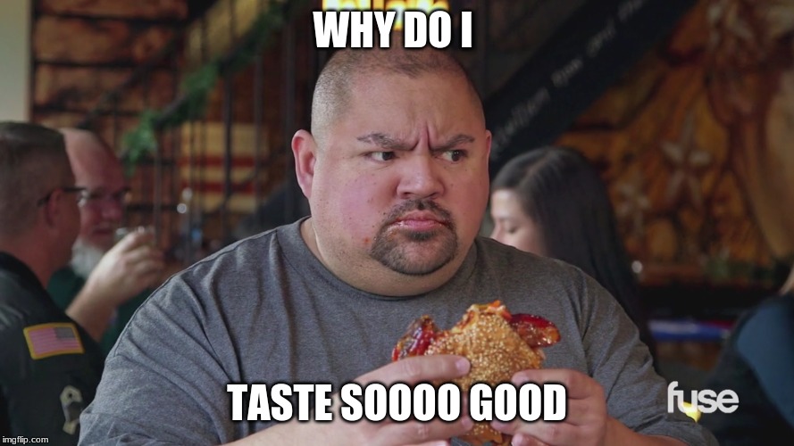 fluffy eating food | WHY DO I; TASTE SOOOO GOOD | image tagged in memes | made w/ Imgflip meme maker