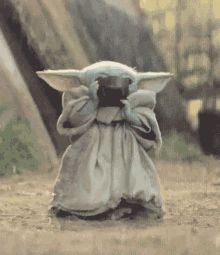 But that’s none of my business baby Yoda edition Blank Meme Template