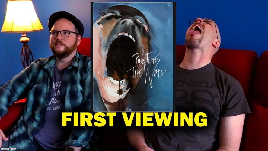 DOUG WHAT ARE YOU DOING!? | image tagged in nostalgia critic,pink floyd,thumbnail,review,the wall,doug walker | made w/ Imgflip meme maker