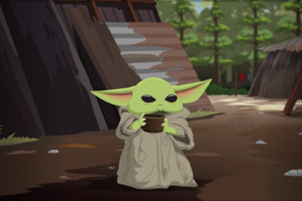 High Quality South Park Baby Yoda Blank Meme Template