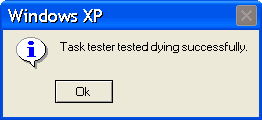 Task tester tested dying successfully Blank Meme Template