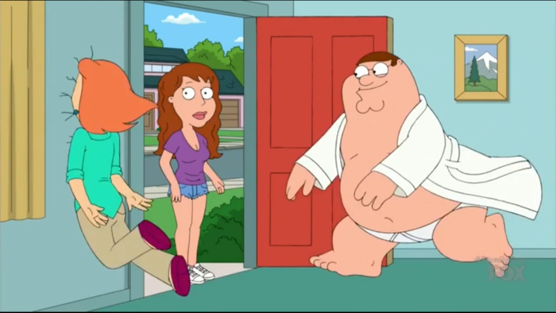 High Quality Peter Pushes Lois Blank Meme Template