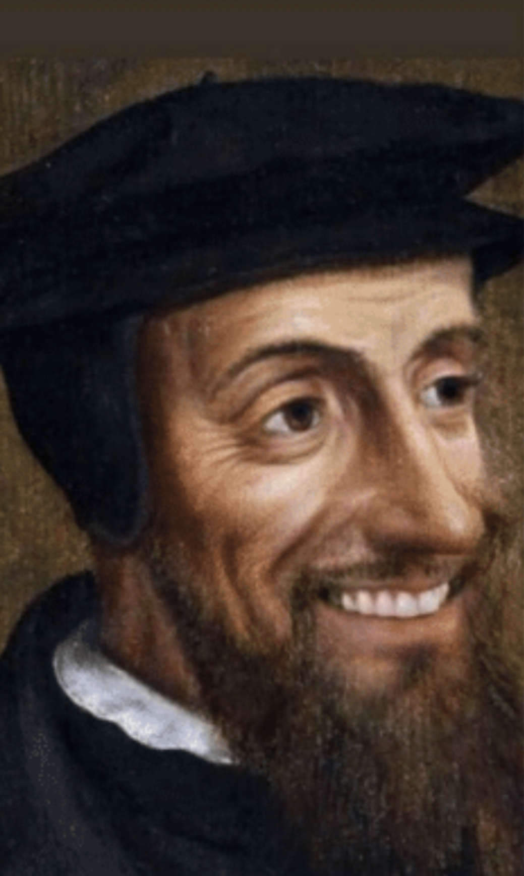 High Quality John Calvin smile Blank Meme Template