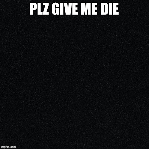 PLZ GIVE ME DIE | image tagged in help | made w/ Imgflip meme maker