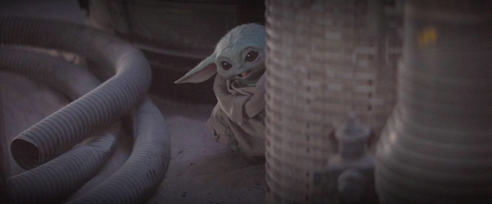 Sneaky Baby Yoda Blank Meme Template