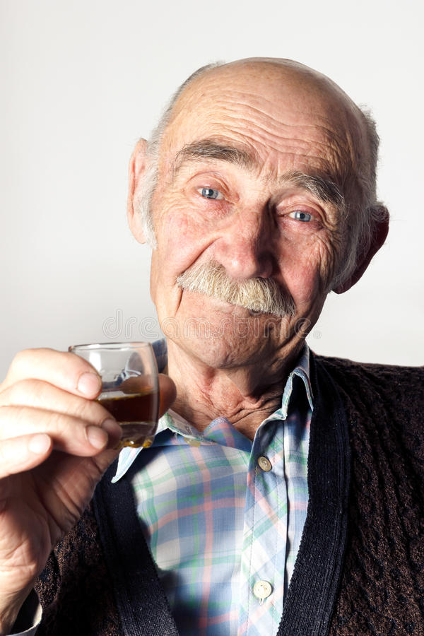 High Quality old man toasting Blank Meme Template