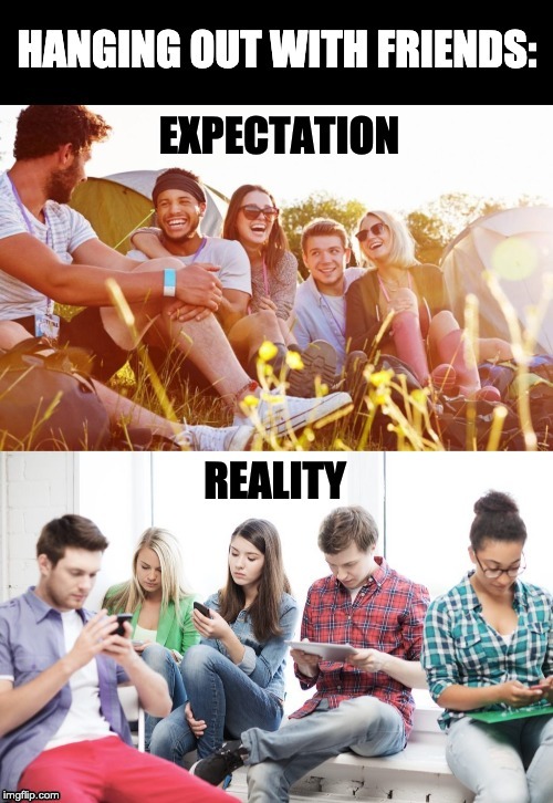 image tagged in expectation vs reality,social media | made w/ Imgflip meme maker