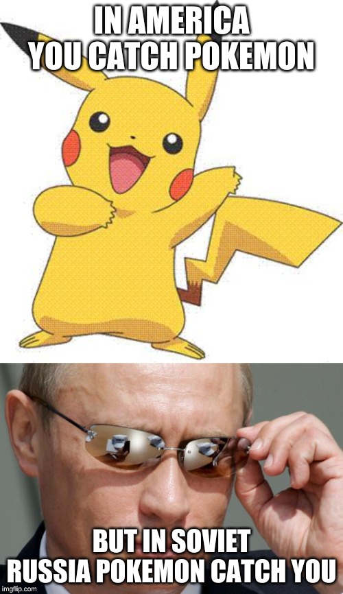 Russia you catches in pikachu Pokémon GO