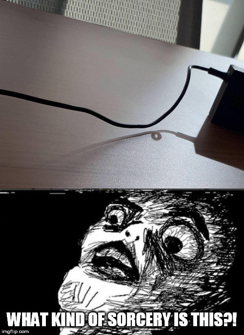 Shadow.exe has stopped working | WHAT KIND OF SORCERY IS THIS?! | image tagged in memes,gasp rage face,glitch in the matrix,shadow,sorcery,hmmm | made w/ Imgflip meme maker