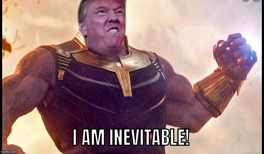 image tagged in thanos,trump | made w/ Imgflip meme maker