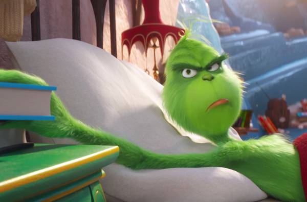 Grinch in Bed Blank Meme Template