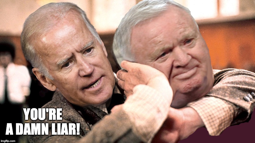 YOU'RE A DAMN LIAR! | image tagged in joe biden,iowa,election 2020 | made w/ Imgflip meme maker