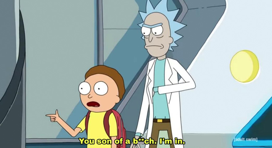 Rick and Morty heist Blank Meme Template