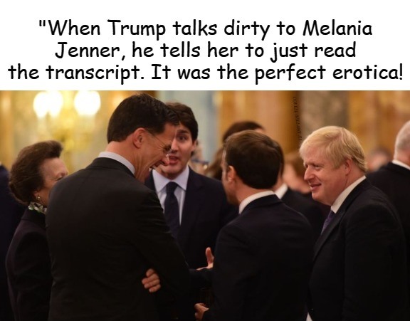 World Leaders Laughing At Trump Blank Meme Template