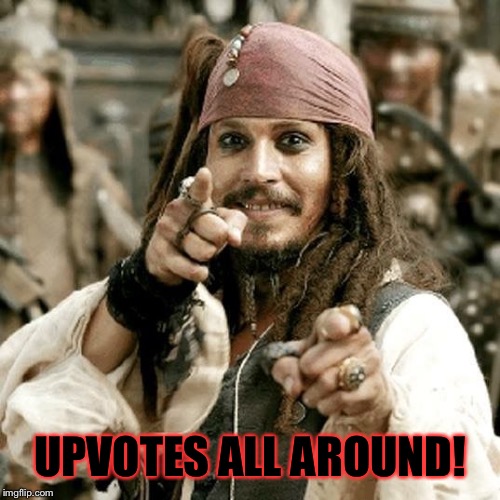POINT JACK | UPVOTES ALL AROUND! | image tagged in point jack | made w/ Imgflip meme maker