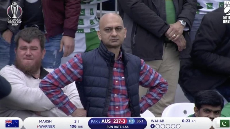 High Quality Pakistani Cricket Fan Blank Meme Template