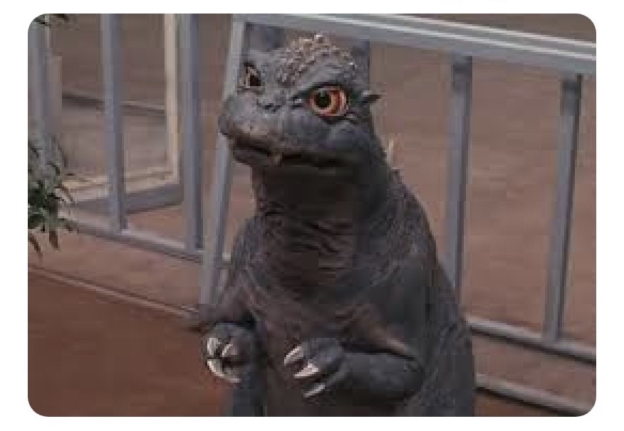 Baby Godzilla Blank Meme Template
