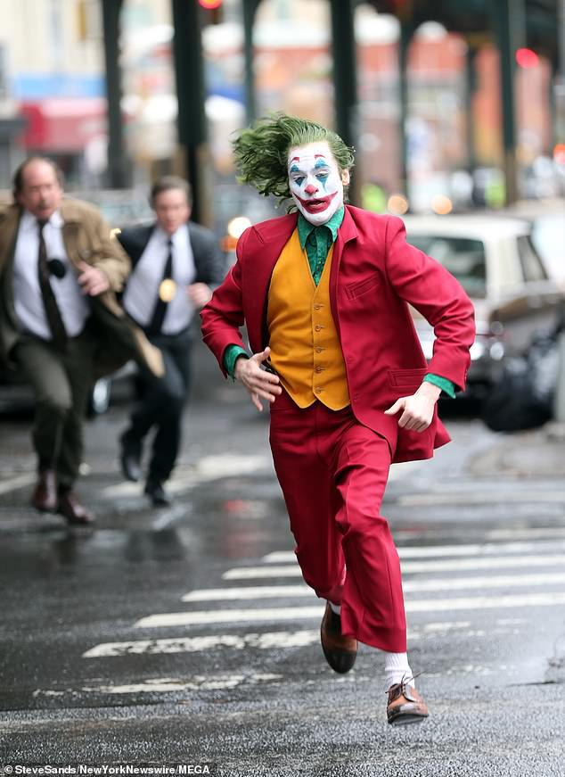 Joker Running From Blank Meme Template