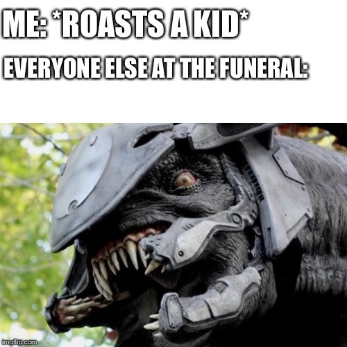 ME: *ROASTS A KID*; EVERYONE ELSE AT THE FUNERAL: | image tagged in memes,halo,funny,funny memes | made w/ Imgflip meme maker