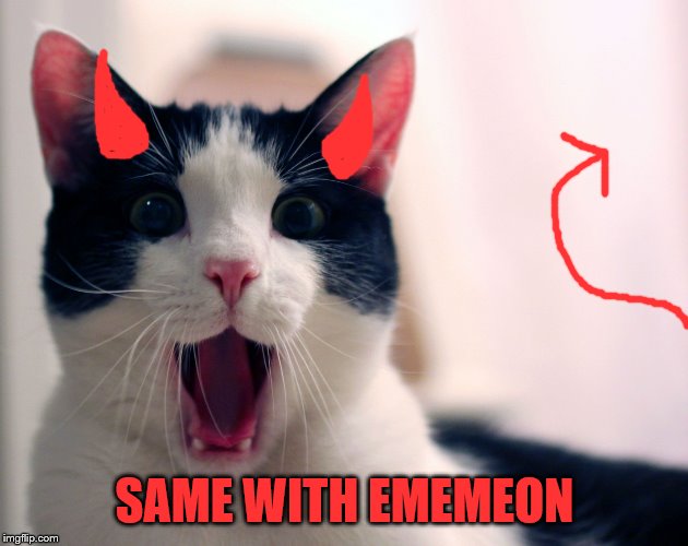 tuxedo cat chess | SAME WITH EMEMEON | image tagged in tuxedo cat chess | made w/ Imgflip meme maker