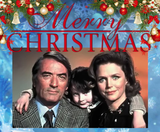 Thorn Family Christmas card Blank Meme Template