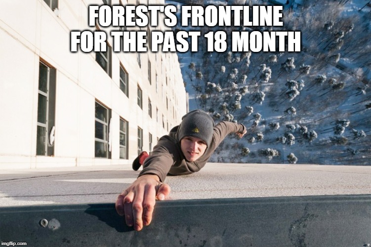 FOREST'S FRONTLINE FOR THE PAST 18 MONTH | made w/ Imgflip meme maker