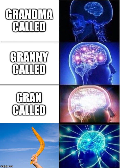 Expanding Brain Meme | GRANDMA CALLED; GRANNY CALLED; GRAN CALLED | image tagged in memes,expanding brain | made w/ Imgflip meme maker