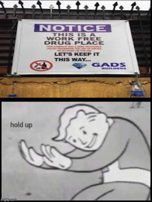 Fallout hold up- space on top | image tagged in fallout hold up- space on top | made w/ Imgflip meme maker