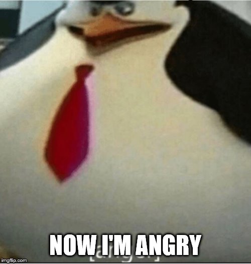 [anger] | NOW I'M ANGRY | image tagged in anger | made w/ Imgflip meme maker