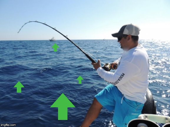 Fishing for Upvotes | image tagged in fishing,memes,funny memes | made w/ Imgflip meme maker