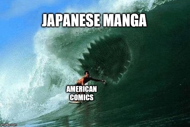 Anonymous Watching Big Brother | JAPANESE MANGA; AMERICAN COMICS | image tagged in anonymous watching big brother | made w/ Imgflip meme maker