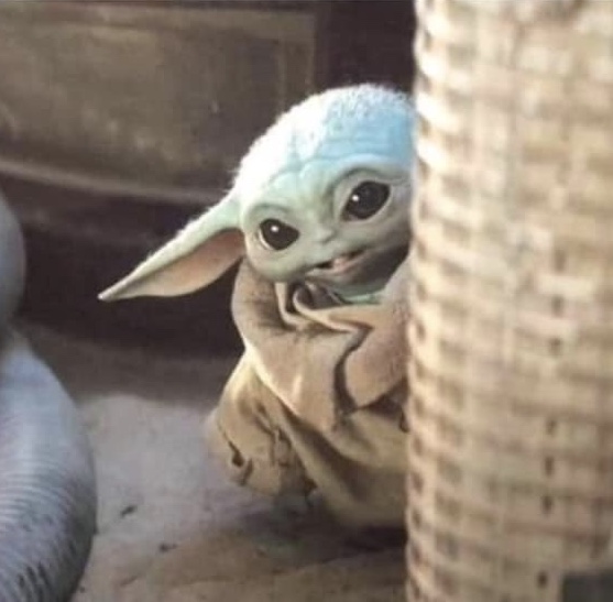 Hiding Baby Yoda Meme Generator Imgflip