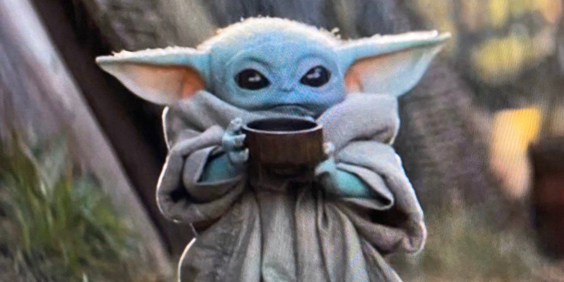 baby yoda Blank Meme Template