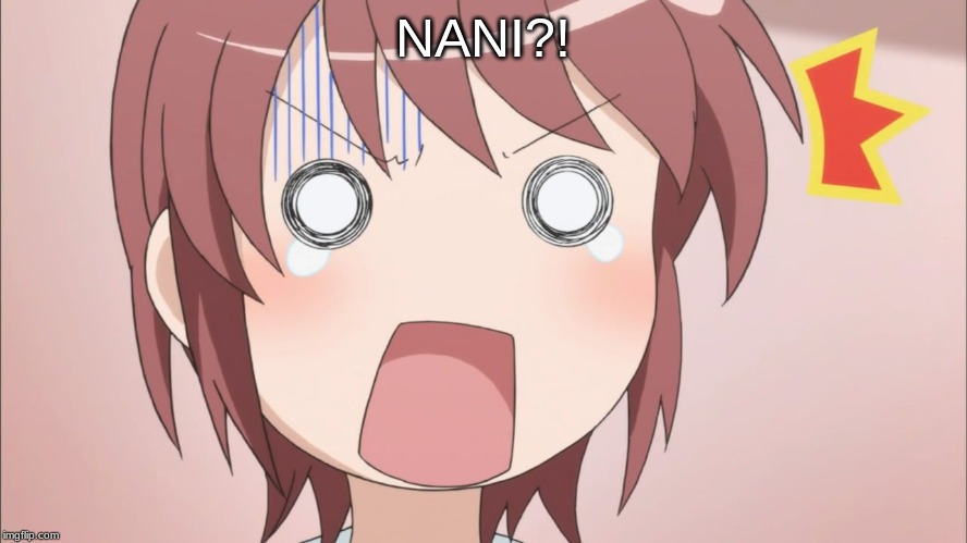 Anime Surprised Face | NANI?! | image tagged in anime surprised face | made w/ Imgflip meme maker